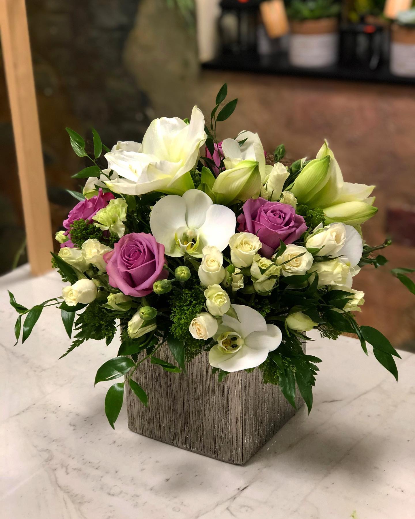 Modern Square Vase Arrangement